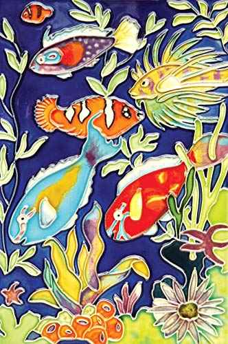Continental Art Center FD-0003 8x10 Color Fishes