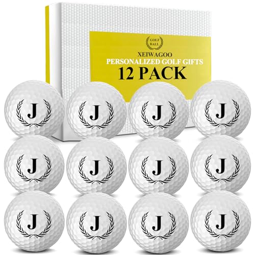 Xeiwagoo Personalized Golf Balls with Initials