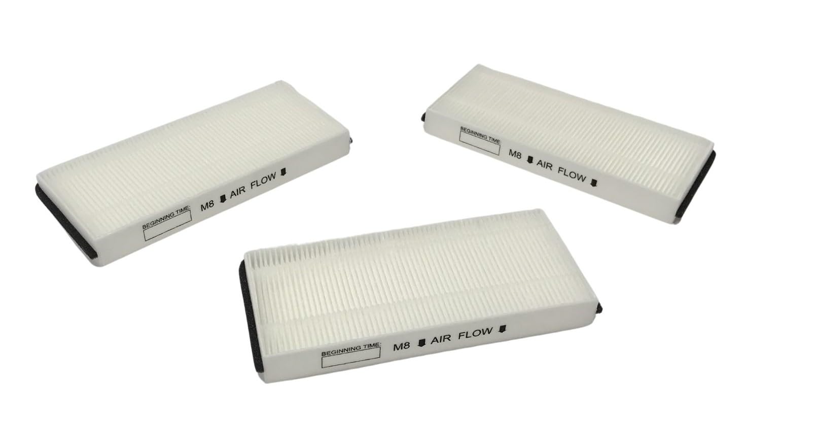 Ventilation Fan Air Filter - 3 Pack - Compatible with Panasonic Model Numbers FFV4300152S, FV10VEC1, FV10VE1