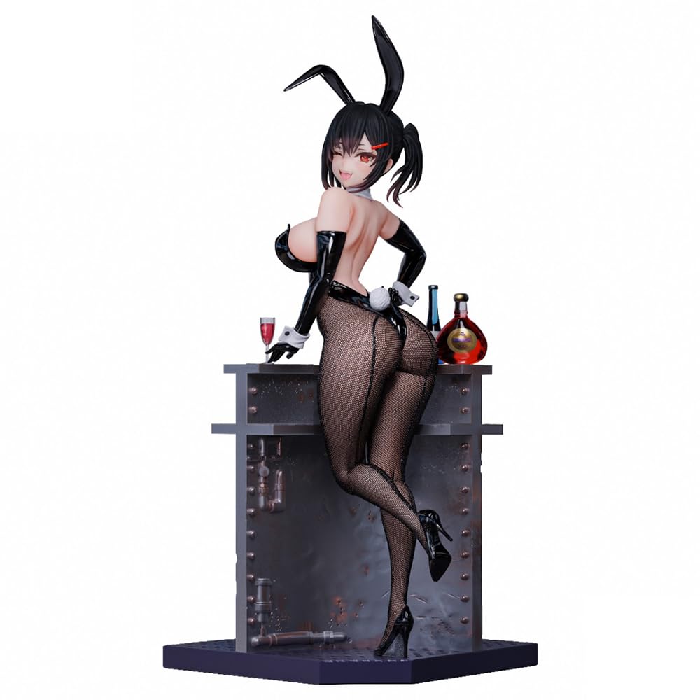 Jilijia Rin Figure Anime Bunny Girl Original Painting Statue XiYa Action Figure 28CM Desktop Decoartion Collection Model Gifts