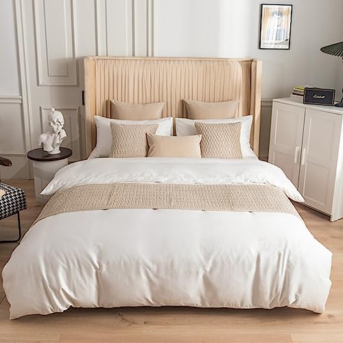 TYSGFA Bed Runners and Matching Cushion Cover, Reversible Bed Runners Scarves Hotel Bedding Bed Towel Bedroom Bedspread Protection Home Decoration - Image 2