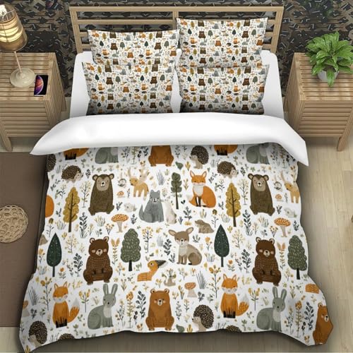 Parure de lit Fleur de Vie housse de couette 260x220cm géométrique 3D
