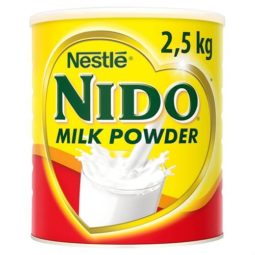 Nestlé NIDO Leche en Polvo Entera Instantánea – Alto Contenido en Proteínas y Calcio, Ideal para Bebidas y Recetas - Distribuido por Laborawi (2,5kg)