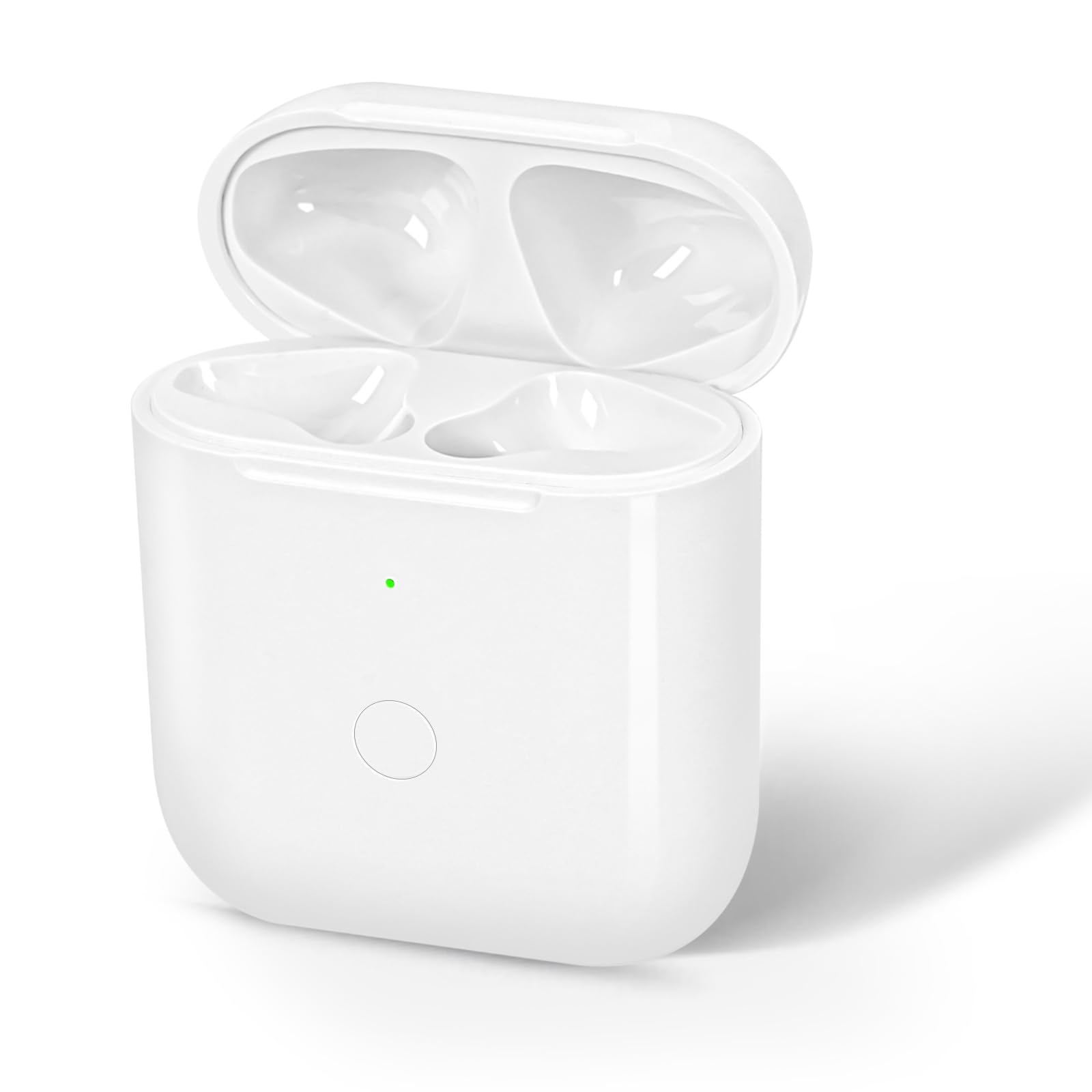 Wireless Charging Case Compatible with AirPod 1st & 2nd Generation, Air Pod Charger Case Replacement with Bluetooth Pairing Sync Button, No Earbuds