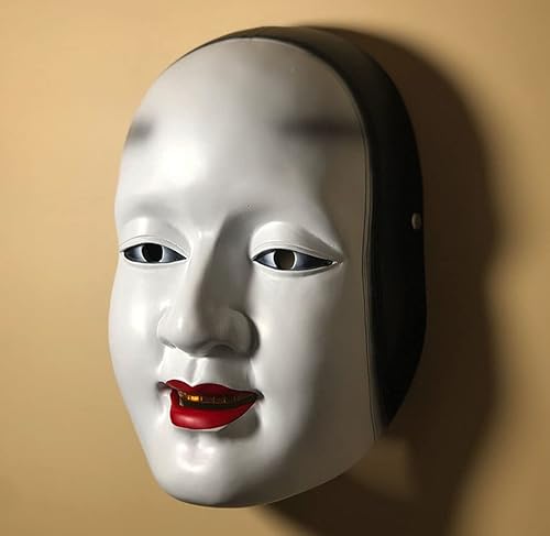 Miniatura 3 de Gmasking Máscara de resina Prajna japonesa Noh Cosplay para disfraz decorativo de fiesta de Halloween