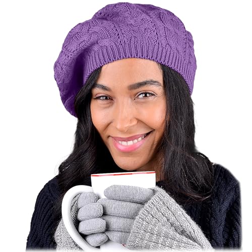 Image of Nollia Soft Knit Solid Color Beanie, Chic, and Lightweight Crochet Knitted Style Beanie Hat for Women, One Size Slouchy Hat