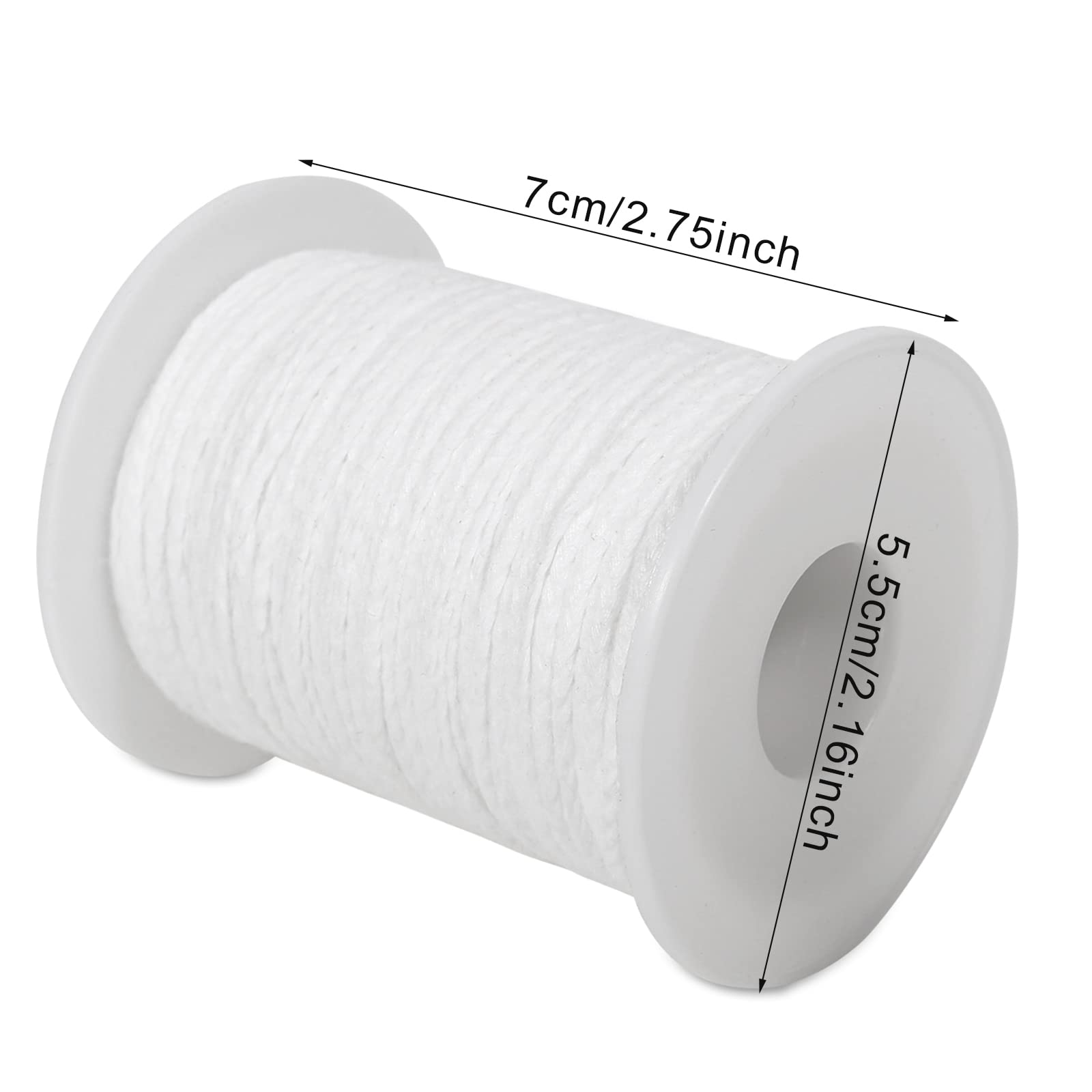 Stoppini Per Candele - 61m Cotone Cerato, Per Candele Fai Da Te, Lampade A Olio - Foto 2