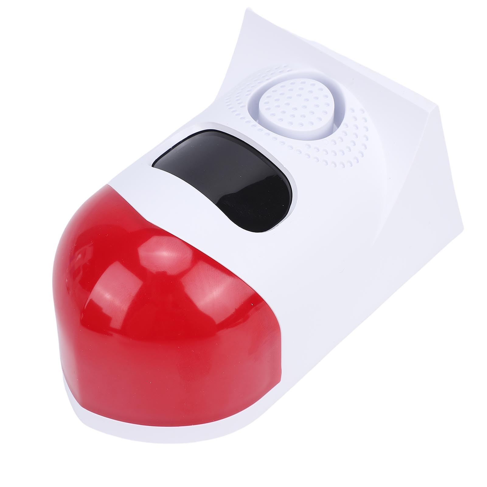 Cosiki Luz de Alarma Estroboscópica Solar con Sensor de Movimiento, Sirena de Alarma Exterior de 120 DB con Control Remoto, Luz de Sirena de Seguridad para el Hogar, Granja, Granero, Villa y Patio
