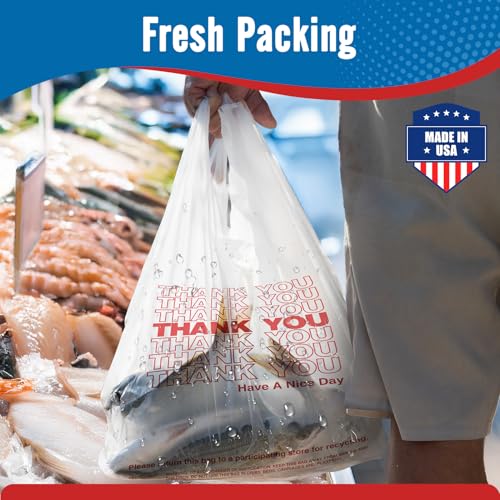 Save 10% on Fuxury 1000 Count Thank You Plastic Bags with code U44DQYBHYHAX - Image 6