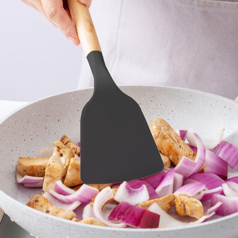 Miniatura 3 de Juego de utensilios de cocina de cocina, juego de herramientas de cocina de silicona de 14 piezas, 446 F, resistentes al calor, resistentes al