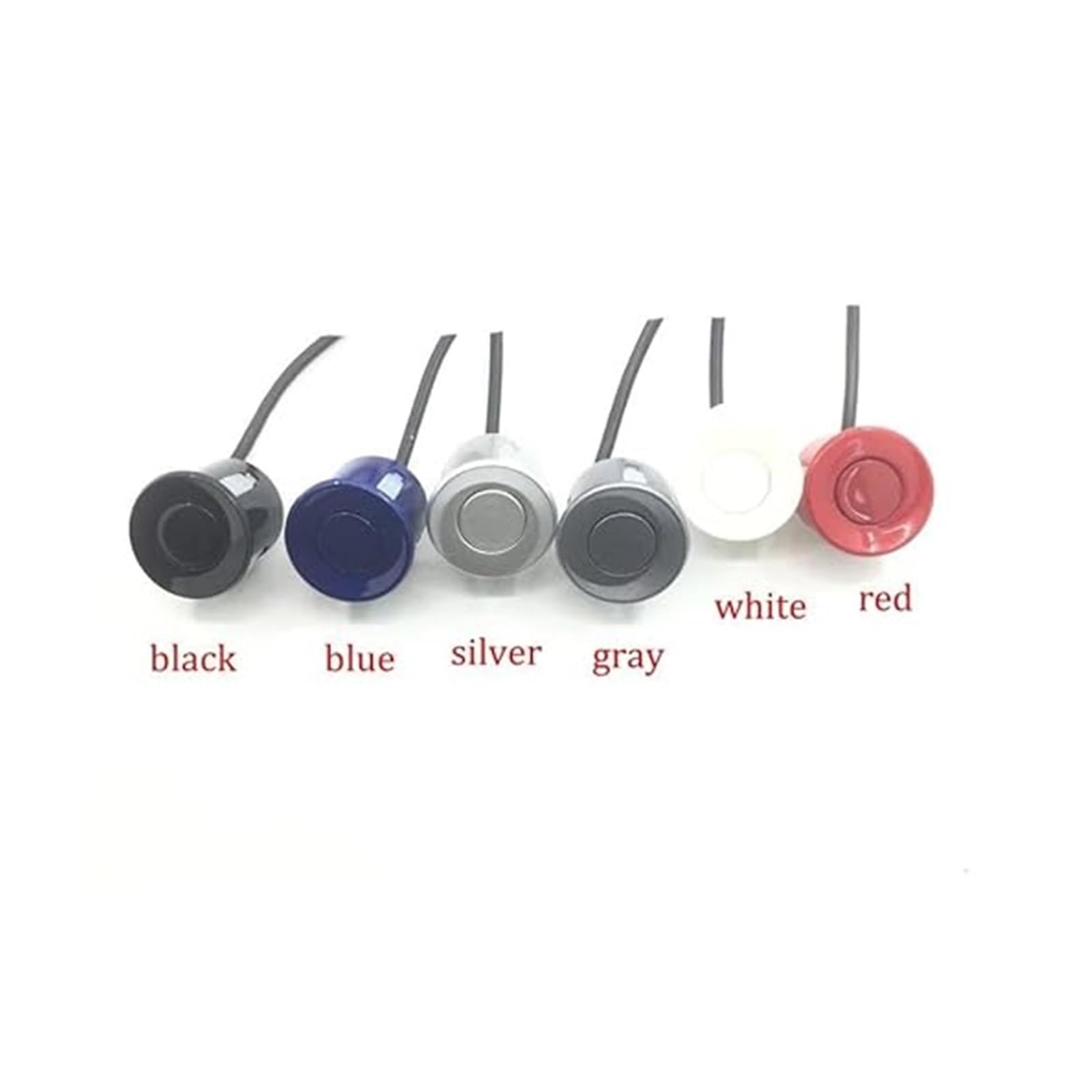 para Todos Los Kit Sensor Estacionamiento Marcha Atrás Monitor Radar Respaldo Automóviles Pantalla 4 Sensores 1 Juego Asistencia De Aparcamiento(8 Blue)