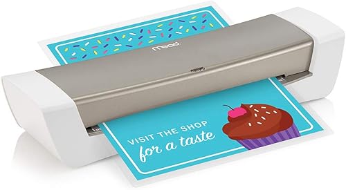 Mead Laminadora, térmica, máquina de laminación HeatSeal PRO, 9.5 pulgadas de ancho máximo, incluye hojas de laminación EZAlign (M1701842), blanco,