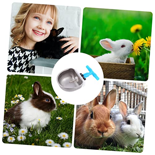 Bebederos automáticos para conejos TOYANDONA, pack de 5 cuencos fáciles de instalar 5