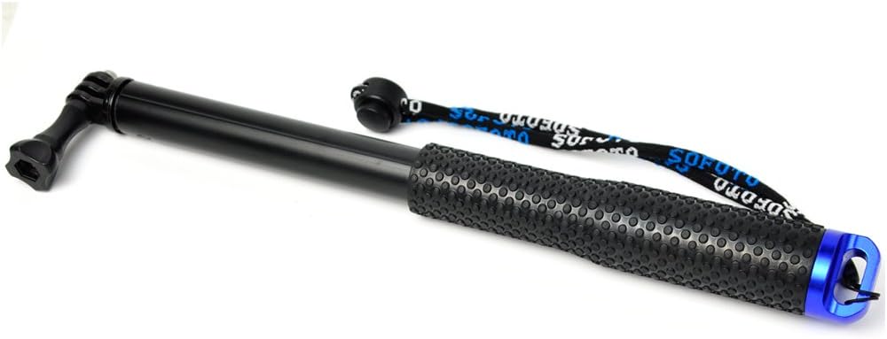 Adjustable Aluminum Telescoping Monopod Handheld Extension Selfie Stick for Gopro Gopro Selfie Stick (12-36 inch)