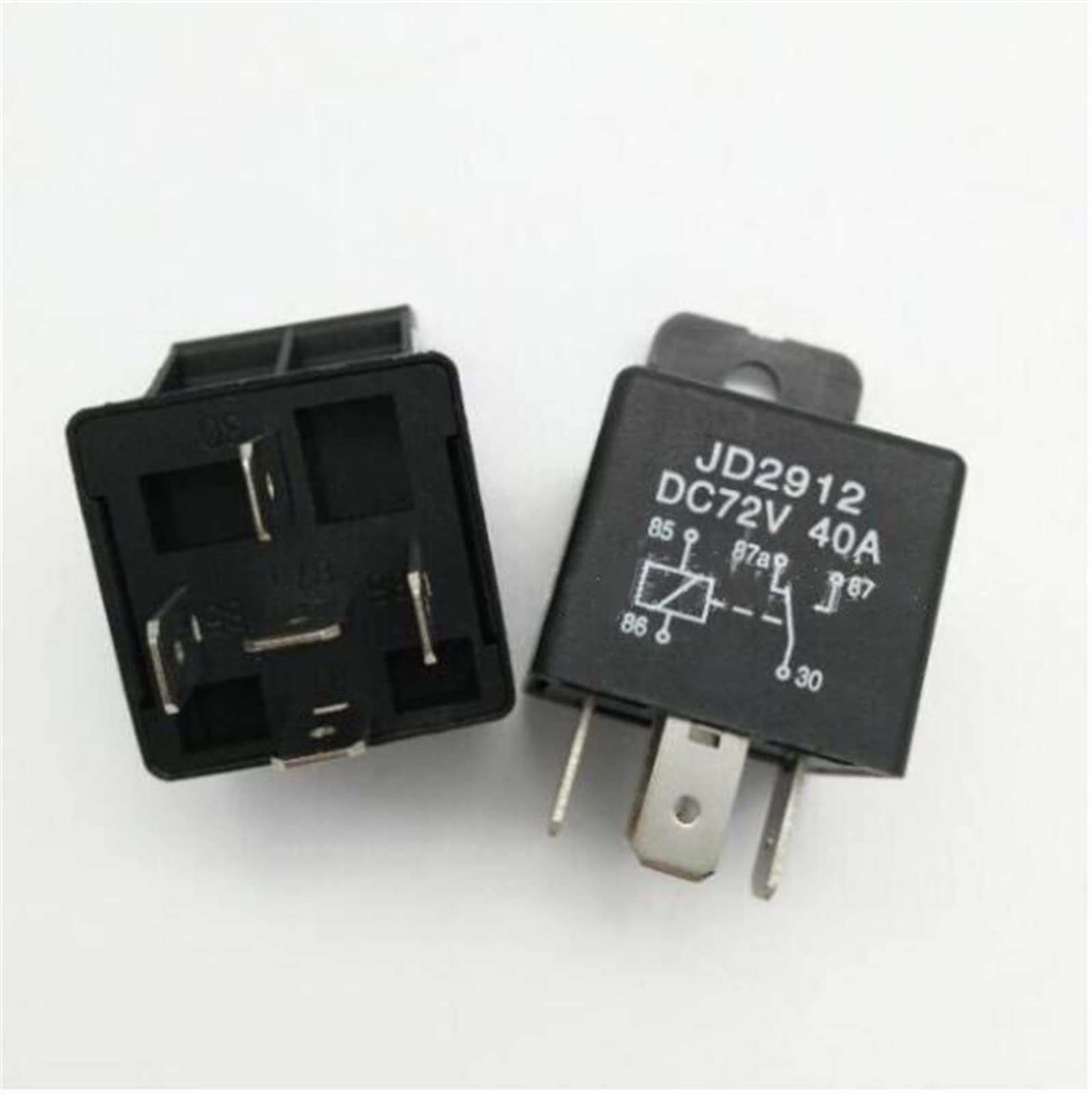 AQHYEBNSR High quanlity Black Automotive Relay 72V 40A 5Pin SPDT Car Control Device Relays