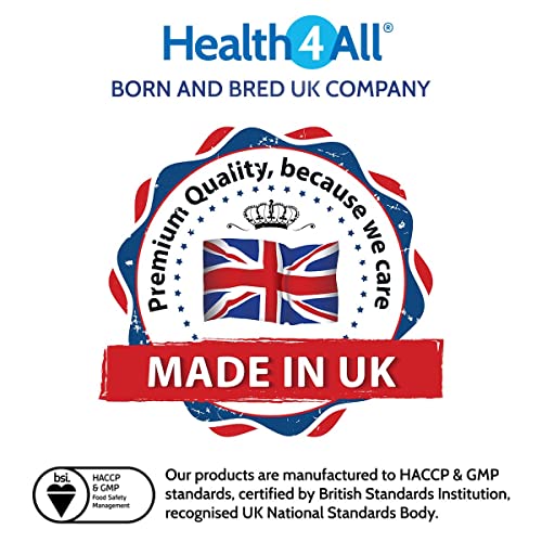 Health4All Acetyl L-Carnitine 250mg & Alpha Lipoic Acid 200mg 120 Capsules (V) Vegan ALCAR ALA Capsules - Image 5