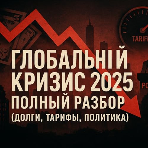『Глобальный кризис 2025: полный разбор (долги, тарифы, политика).』のカバーアート