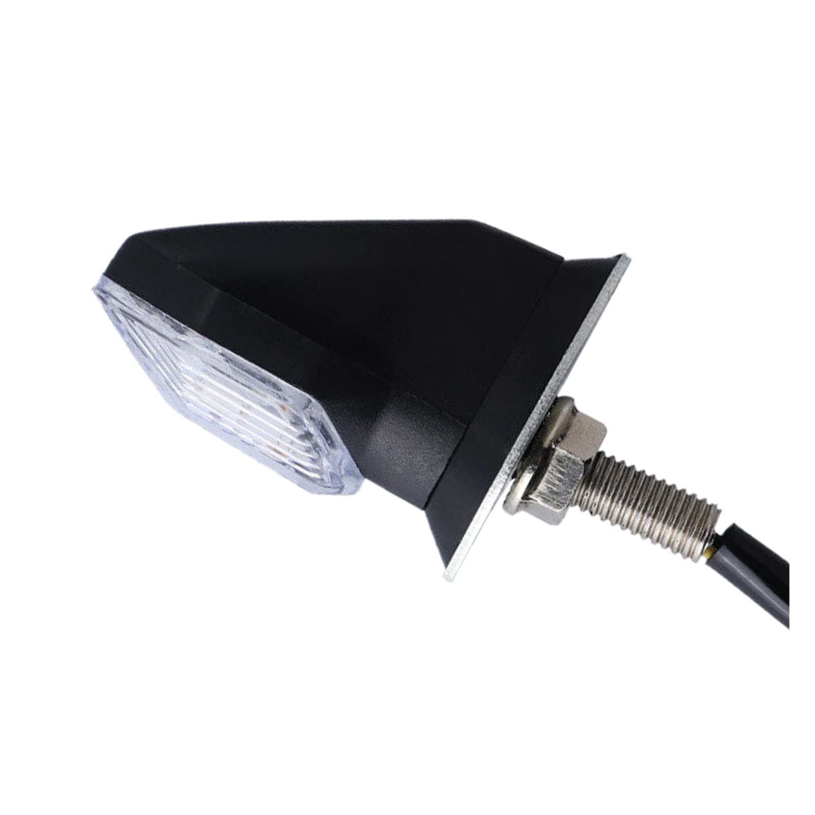 Oświetlenie tablicy rejestracyjnej 1 Para Przedniego Lewego Prawego Kierunkowskaz LED Migacz Bursztynowy Do Motor Terenowy 12V Motocykl