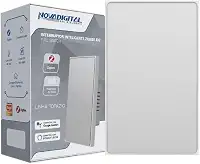 Interruptor Inteligente NovaDigital Topázio 4x2 Zigbee 3.0 Full Switch Preto ou Branco (Branco (1 Botão))