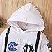 Singcoco Baby Costume Outfit Newborn Boy Girl Astronaut Costume (Astronaut-White,0-3 Months)