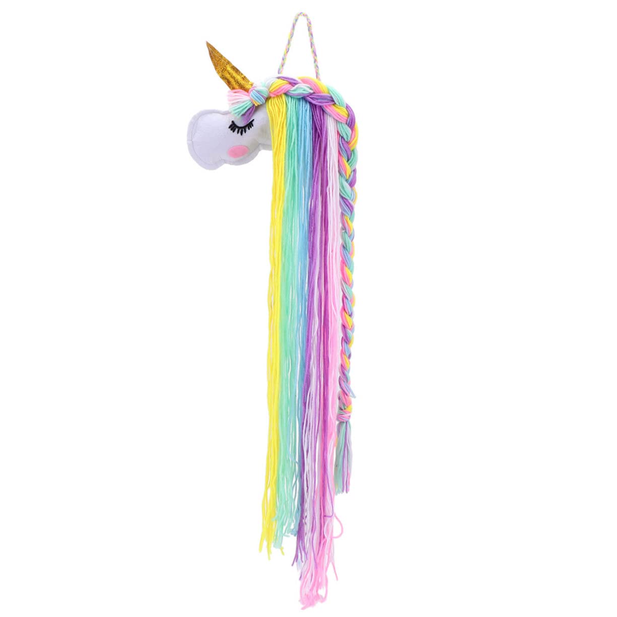 BESPORTBLE 1Pc Felt Unicorn Hair Clip Hanger Cute Wall Decoration for Organizing Hair Accessories Barrette Holder for and Storage for Hair Bows and Headbands