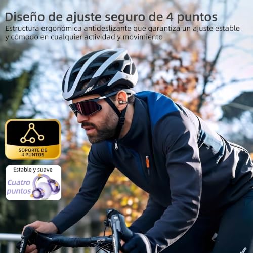 Image of Clip On Earbuds Touch Screen,Wireless Open Ear Headphones with Bluetooth 5.4,50h Battery Life,Lightweight Comfort Sport Earbuds Built-in Mic IPX7 Waterproof Earphones for Running Fitness,Black
