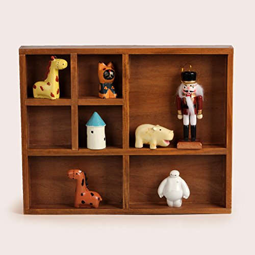 Amazon｜アンティーク調 木製 ボックス アクセサリーケース 仕切り付き