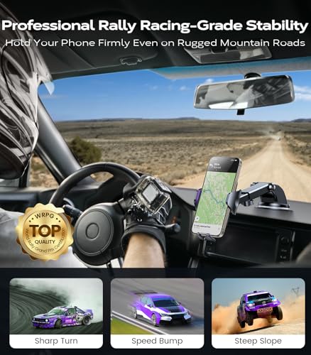 Image of VICSEED Upgraded [Racing-Grade Steady] Phone Holders for Your Car, Purple