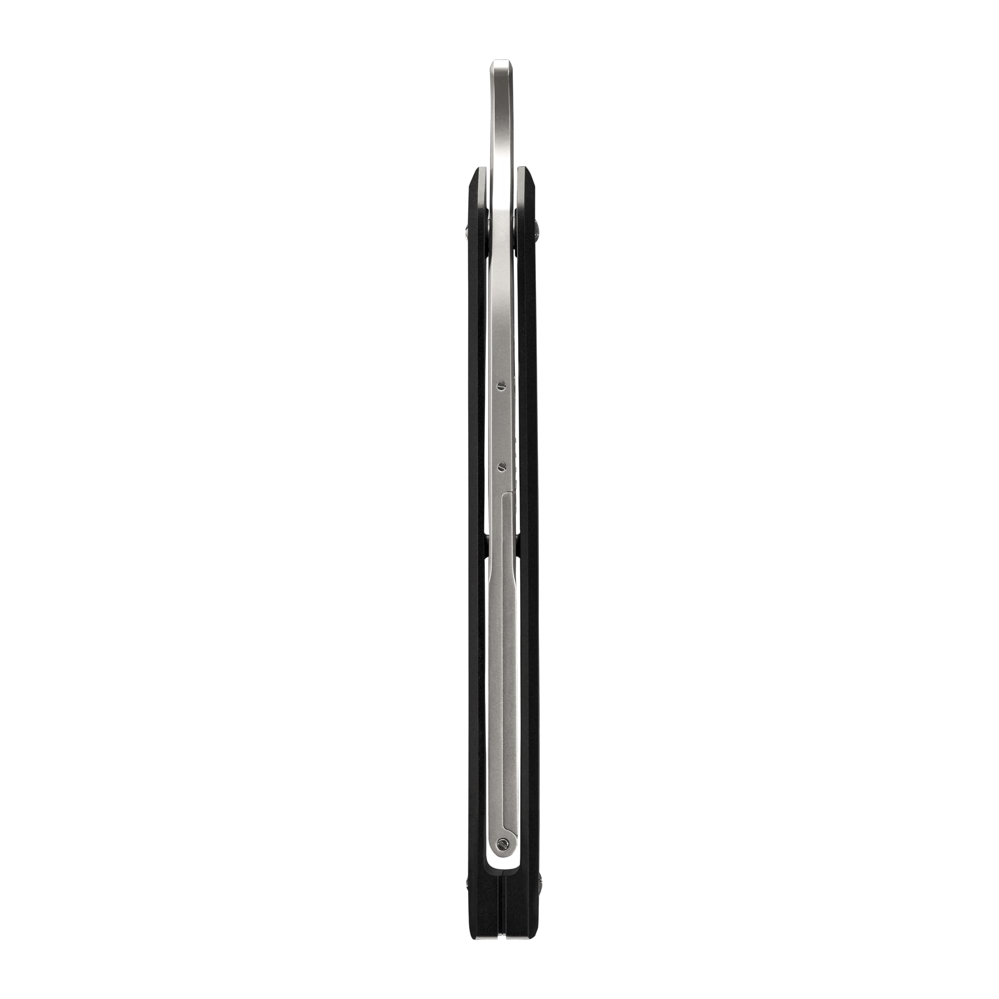 MÜHLE RMW 6 Rasiermesser Enthusiast Pro - Edelstahl - Profi-Nass-Rasur-Tool schwarz, klappbar - für halbe Wechselklingen