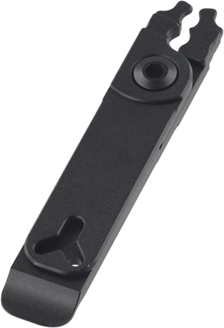 Bicycle Chain Link Pliers,for Mini Quick Release Repair Tool for Bike Chain Disassembly & Installation, Aluminum Alloy, CNC Machined, Matte Non-Slip Finish(Black)