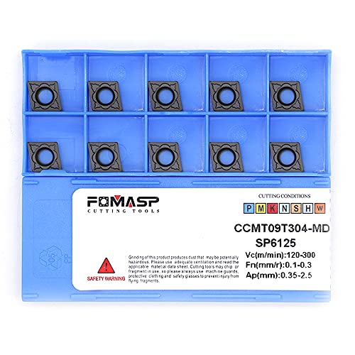 Inserts en carbure CCMT09T304-PM pour coupe semi-finition de tournage acier CNC