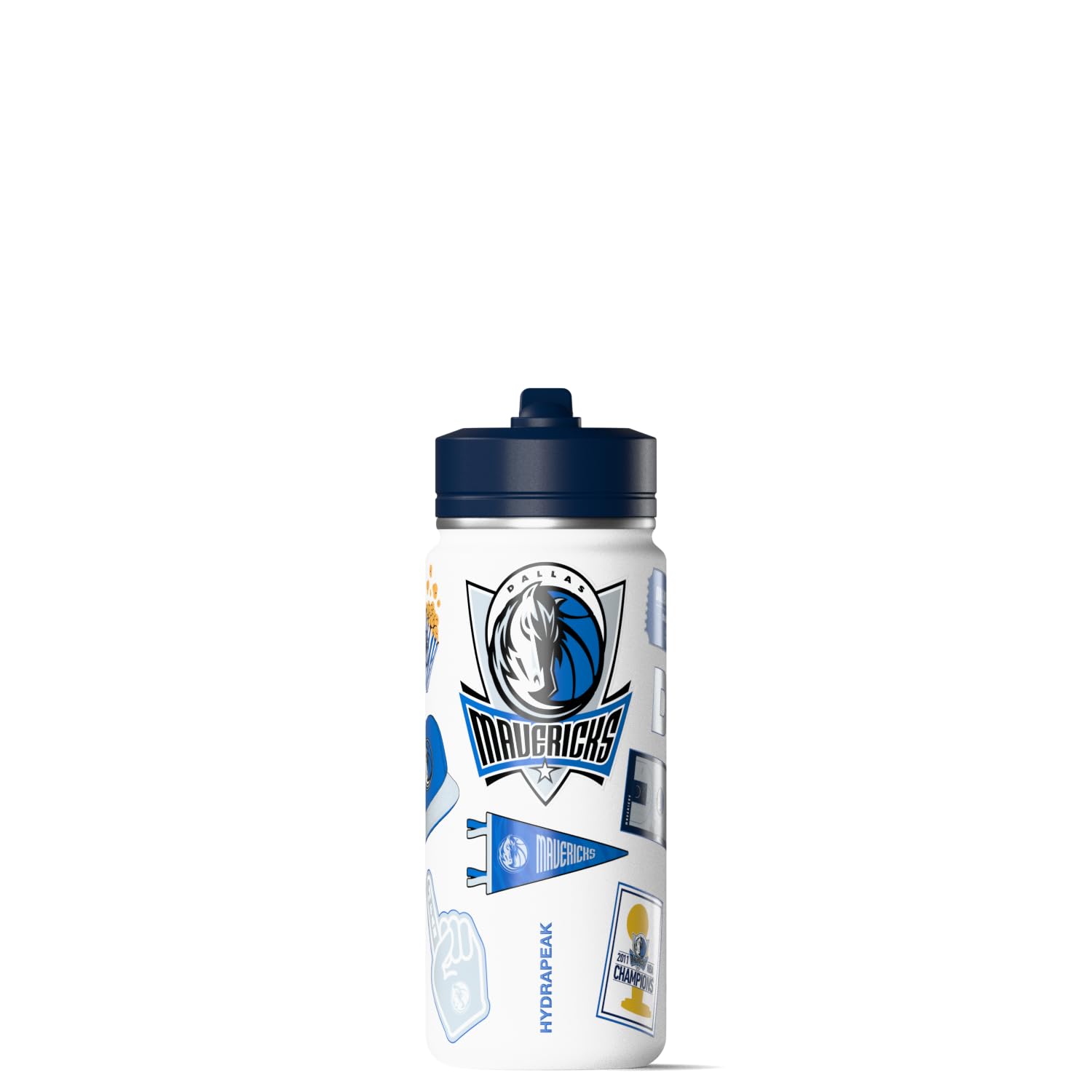 Hydrapeak x NBA Officially Licensed Dallas Mavericks 20 oz Active Water Bottle with Chug Lid and Handle Reusable