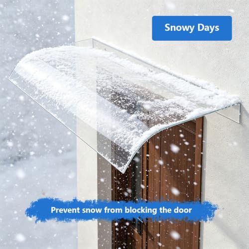 Marquise de terrasse extérieure auvent polycarbonate contre la pluie
