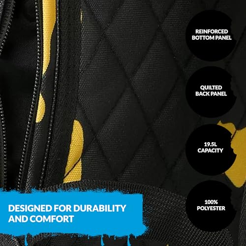 Image of COOKIES Bungee Smell Proof Backpack - Large Odorless Travel Backpack for Men & Women, Carry-On, Work, Stylish & Spacious Bag 23.1L - Black