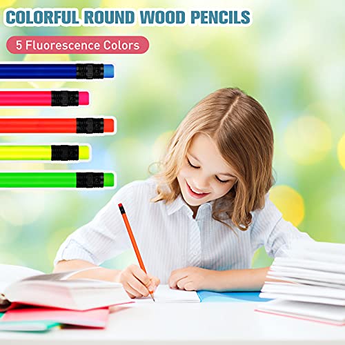 Lápices de Madera HB Outus Neon para Niños 150 piezas miniatura 6