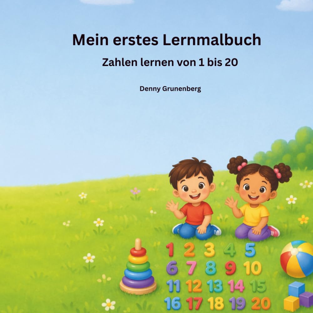 Mein erstes Lernmalbuch: Zahlen lernen von 1 bis 20