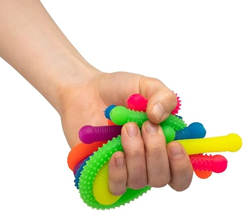 Miniatura 4 de Tobar Juguetes sensoriales táctiles con textura de fideos elásticos (paquete de 6)