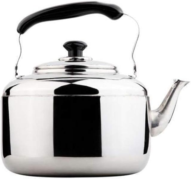 4L Whistling Tea Kettle Stainless Steel Tea Pot Tea Kettle Stovetop Ergonomic Handle Tea Water Pot Stovetop Kettle for Home