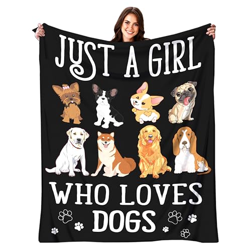 Dog Blanket Gifts for Women Dog Gifts for Dogs Lovers Soft Flanne...