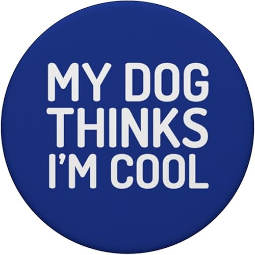 Miniatura 3 de Dog Agility Handler - My Dog Thinks I'm Cool - Dog Agility PopSockets Standard PopGrip