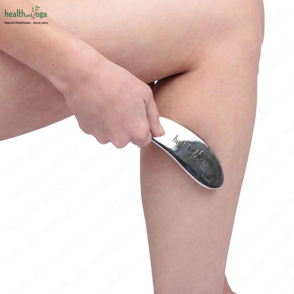 SoulGenie SteloLift Super narzędzie do masażu Gua Sha ze stali nierdzewnej klasy 304, narzędzie do mobilizacji tkanek miękkich, łagodzenie bólu mięśni, uwalnianie stresu i rozbijanie tkanki