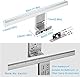 Azhien LED Spiegelleuchte 5W 400LM Badezimmer Spiegellampe, Neutralweiß 4000K LED Kabinettlicht Wandleuchte 230V Bad Spiegelleuchte, Produktlänge :300mm