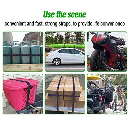 Image of DIY Crafts Pack of 1 Pc, Black-Multi, Break Tie Down Straps Lashing Strap Cargo Straps Cam Buckle Travel Luggage Accessories Lashing Motorcycles Lawn (Pack of 1 Pc, Black-Multi)