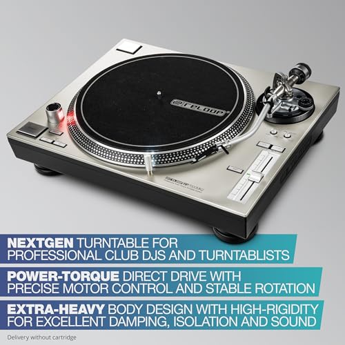 Image of Reloop RP-7000 MK2 Professional Upper Torque Turntable System, Silver