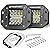 OFFROADTOWN Flush Mount LED Pods, 2pcs 5'' 78W Driving Lights Work Light Bar Super Bright Fog Off Road Lights for Truck UTV ATV SUV Boat 4x4 Car