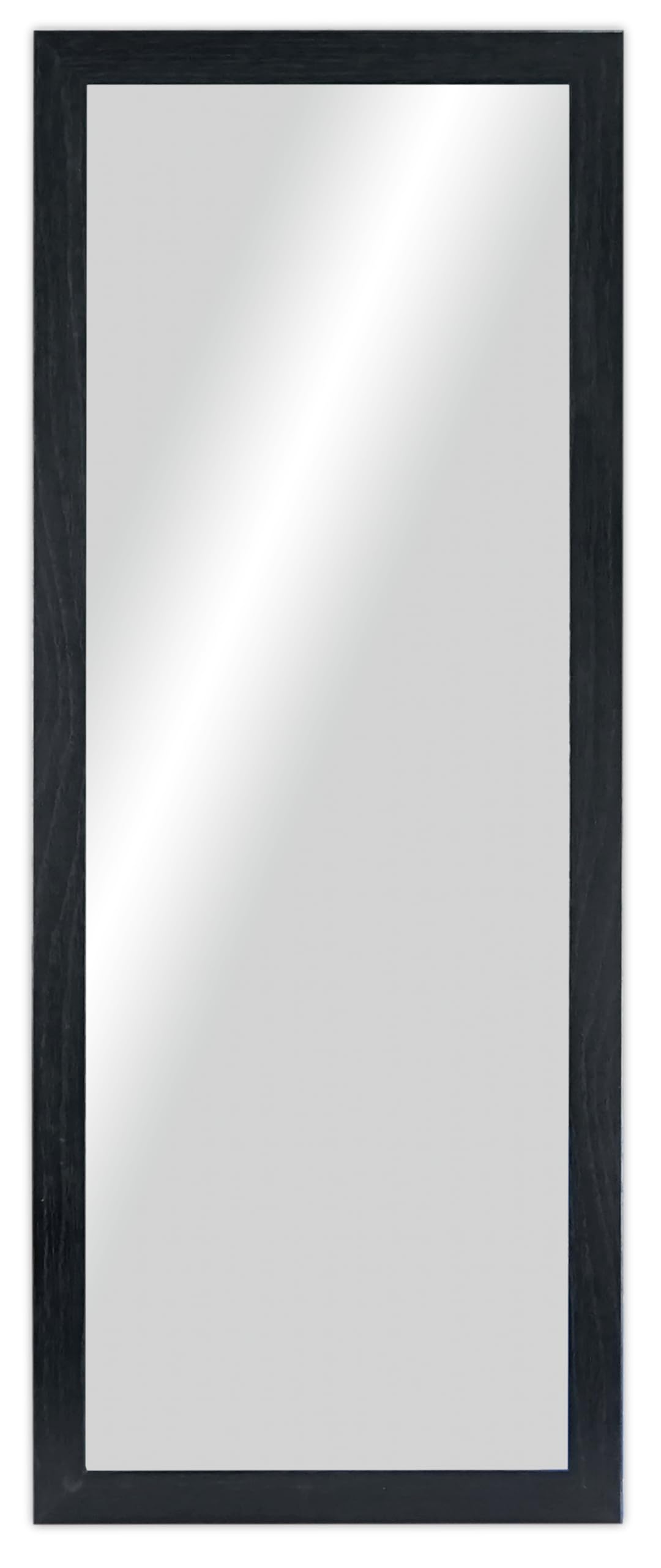 CHELY INTERMARKET, Espejo de Pared Cuerpo Entero MOD-128 Forma Rectangular (Negro, 35x140 cm)