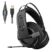 PC Gaming Headset|RedHoney 7.1 Overhead Gaming Headset|LED Gaming Headphones|Surround Sound Stereo Games Headphone with Mic for PC Mac Laptop