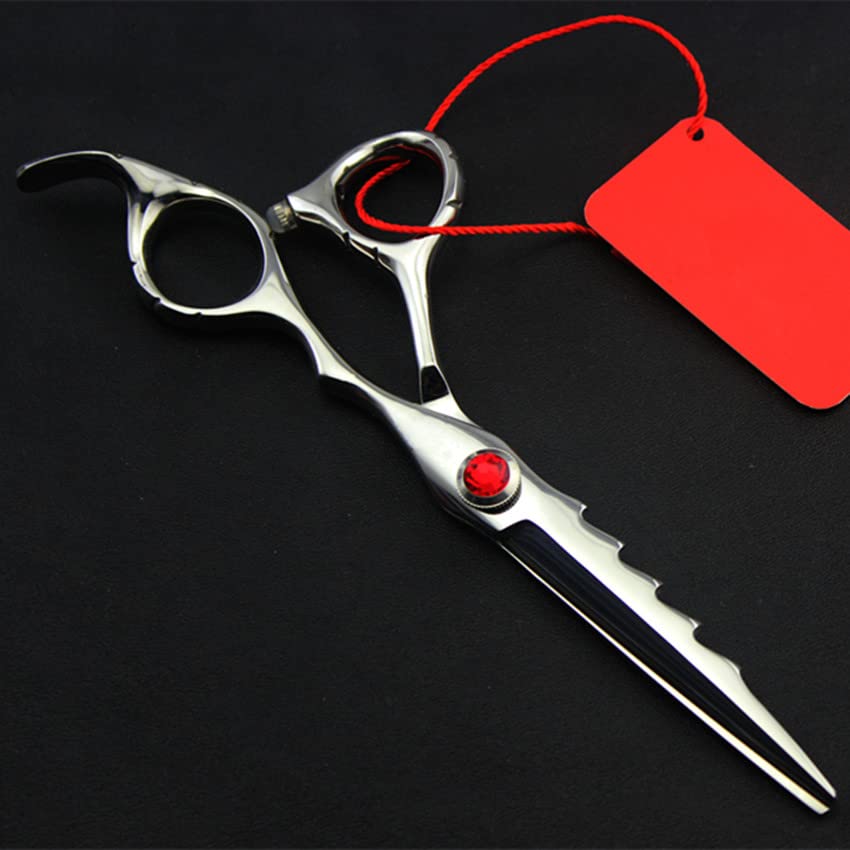 Ciseaux de coupe de cheveux 6 pouces en acier 440c pour barbier et coiffure