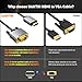 UANTIN HDMI to VGA Cable Adapter 6FT (Anti-Interference Gold-Plated Plugs) Uni-Directional Only, 1080p@60Hz HDMI (Source) to VGA (Display) Braided Cord for PC,Laptop,Xbox,Graphics Card