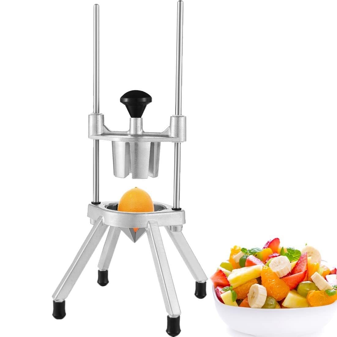 Zitronen- und Limettenkeilschneider - Perfektes Gemüse- und Obstschneider Werkzeug für Kartoffeln, Tomaten, Zwiebeln - Küchenschneider